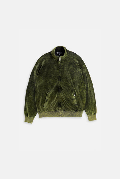 Image for ZIP THROUGH TRACK JACKET ACID WASH