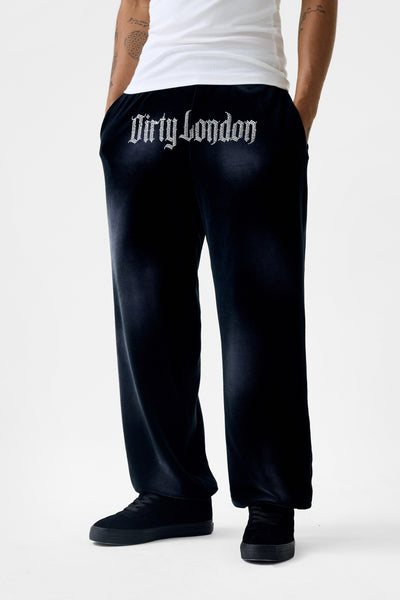 Image for CUFFED TRACK PANTS ACID WASH
