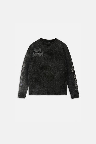 Image for LONG SLEEVE ACID WASH T-SHIRT