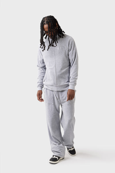 Image for VELOUR ZIP THROUGH TRACK JACKET