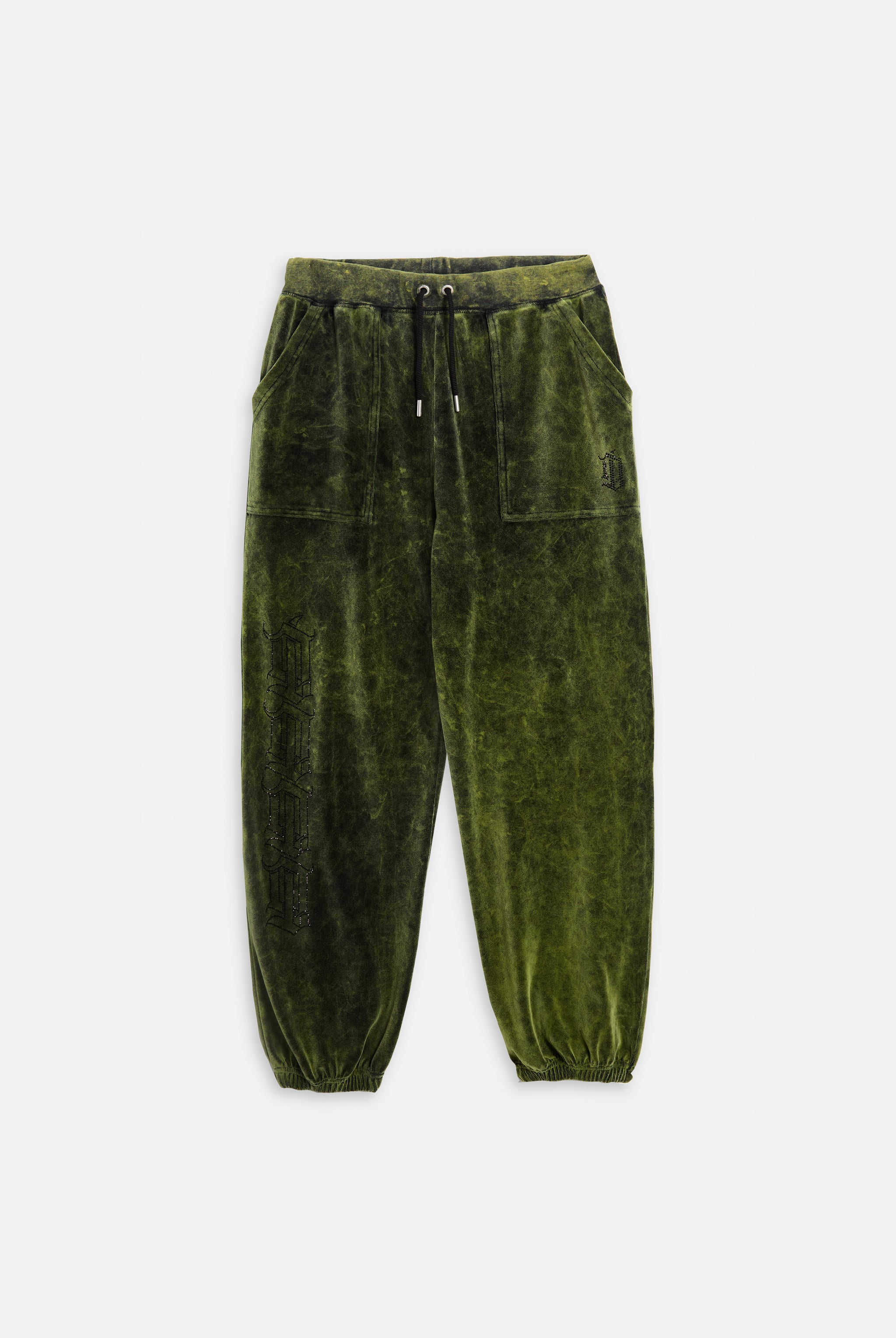 CUFFED TRACK PANT ACID WASH